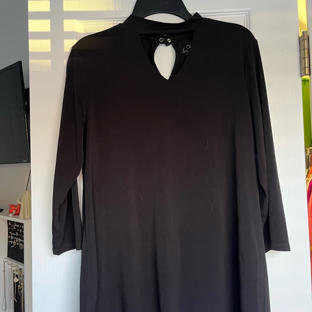 Chico's Classic Black Long Sleeve Dress